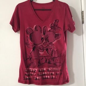 Dark pink Disney Shirt. Vintage